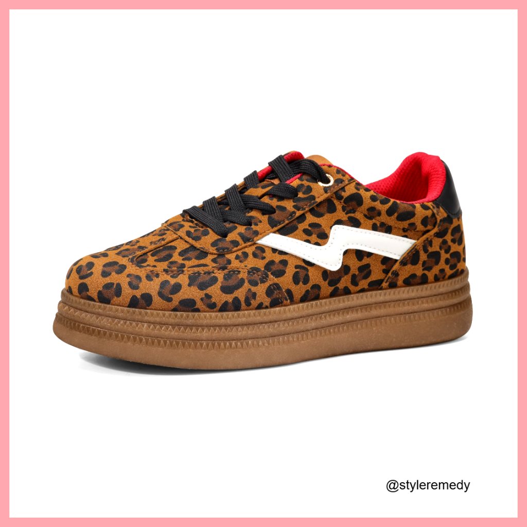 Platform Sneakers Low Top Gum Sole Casual Walking Shoes Women's
